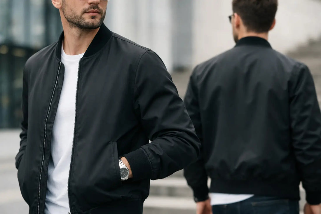 How to Wear a Minimal Bomber Jacket