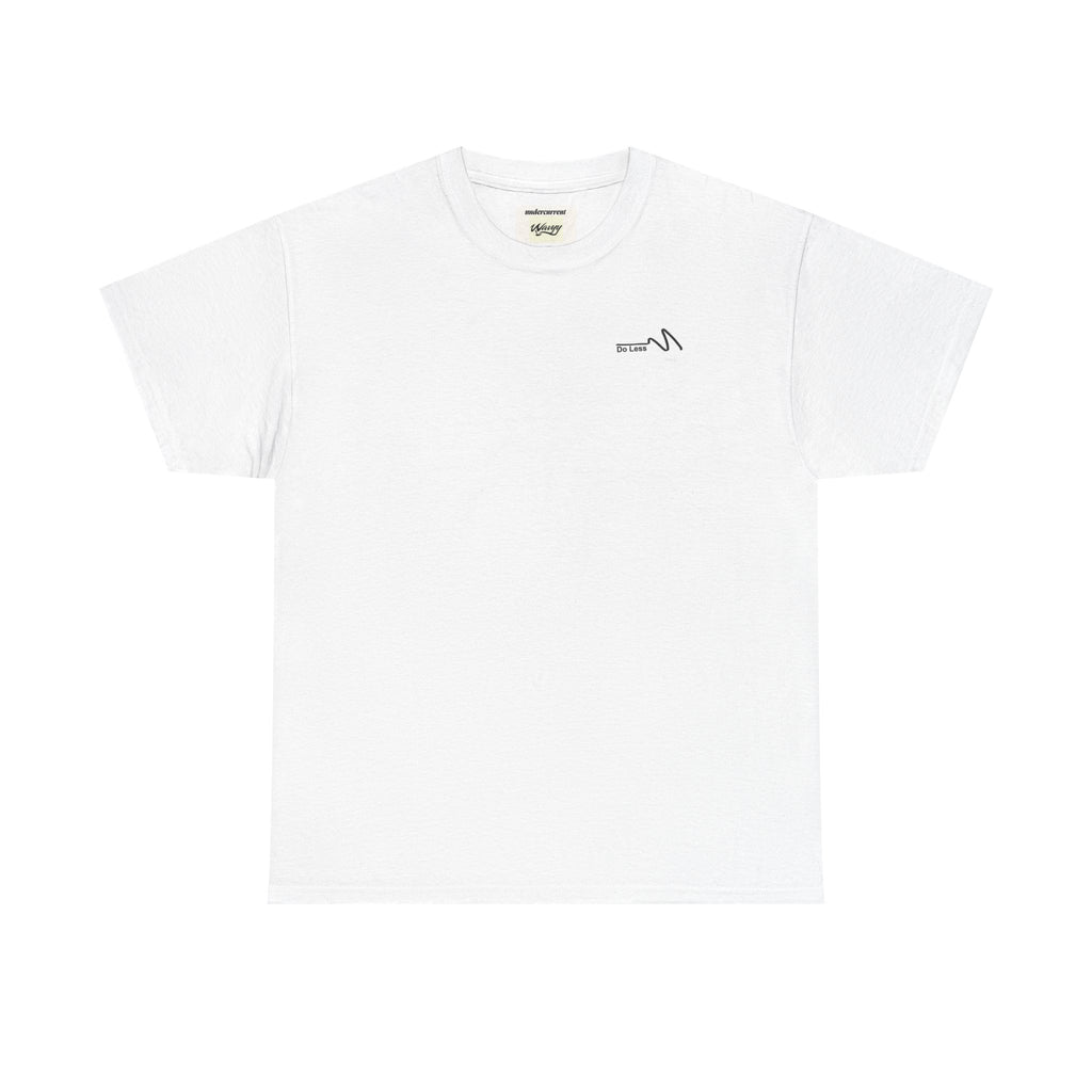 Break Shape Find Flow Graphic Tee — Retro Neon Typography Back Print