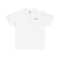 Break Shape Find Flow Graphic Tee — Retro Neon Typography Back Print
