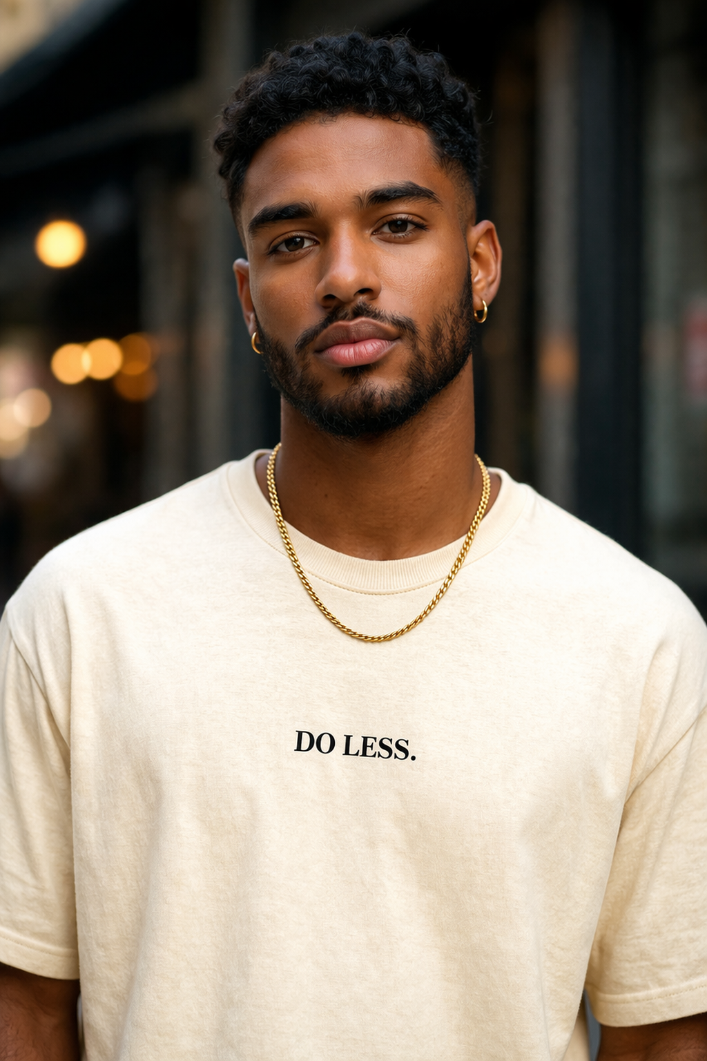 Heavyweight Drop Shoulder Cotton T-Shirt