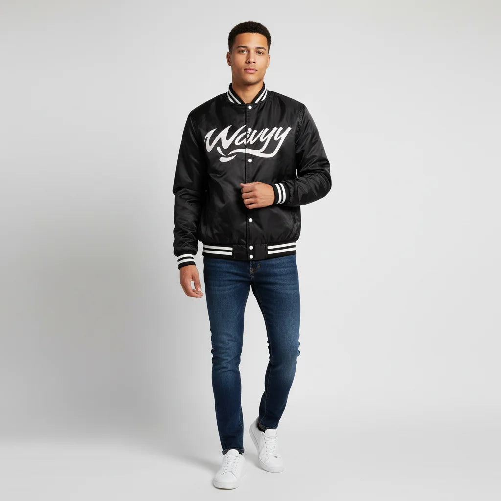 Black Satan  Wavyy Jacket