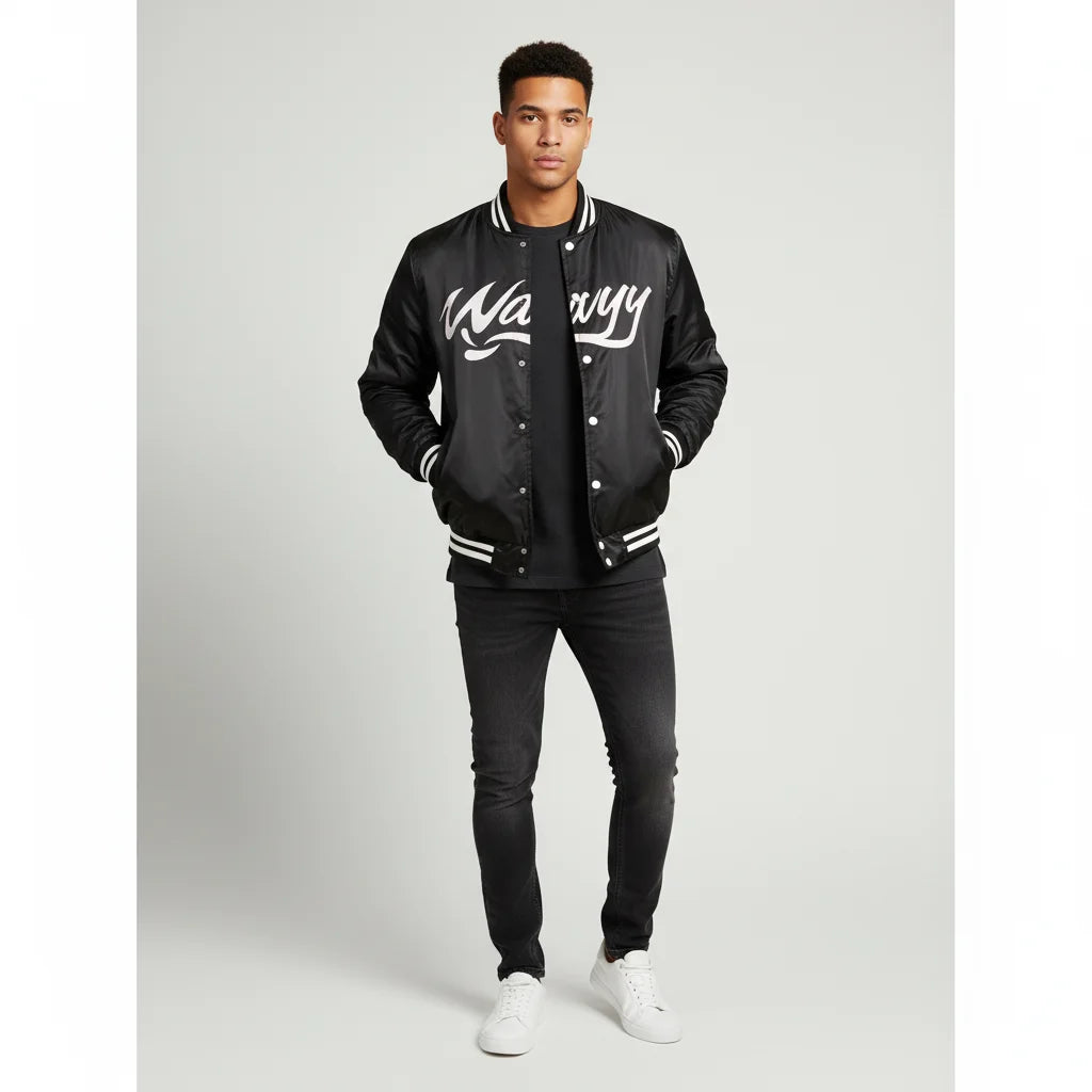 Black Satan  Wavyy Jacket