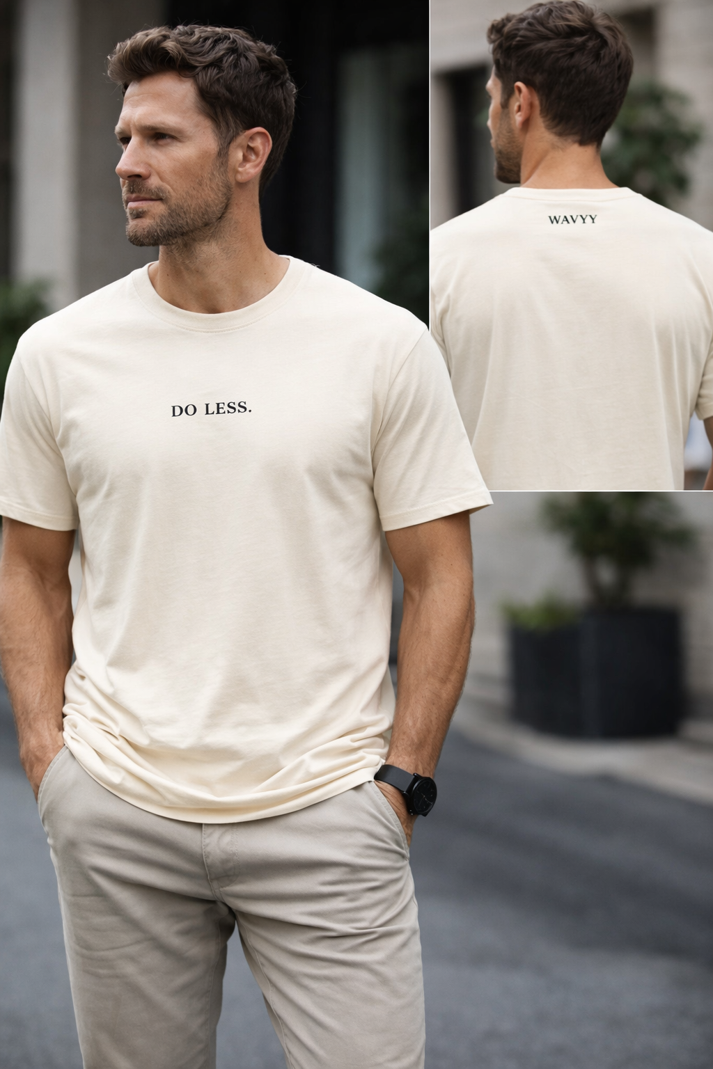 Heavyweight Drop Shoulder Cotton T-Shirt