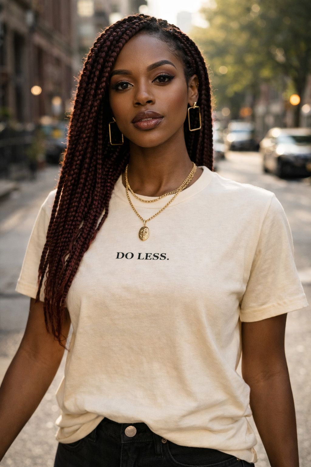 Heavyweight Drop Shoulder Cotton T-Shirt