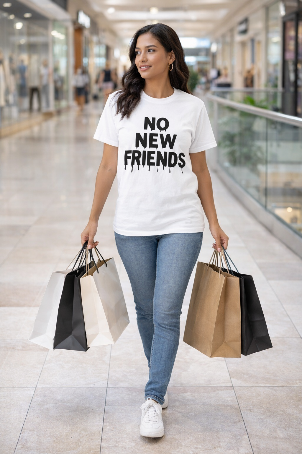 No New Friends Tee